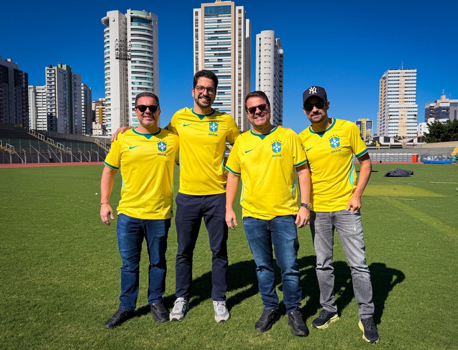 Na foto, os sócios Gustavo Cutolo, João Vittor, Guilherme Cutolo, Eduardo Poiares